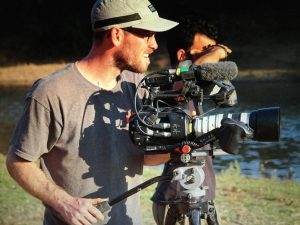 camera operator working in zambia